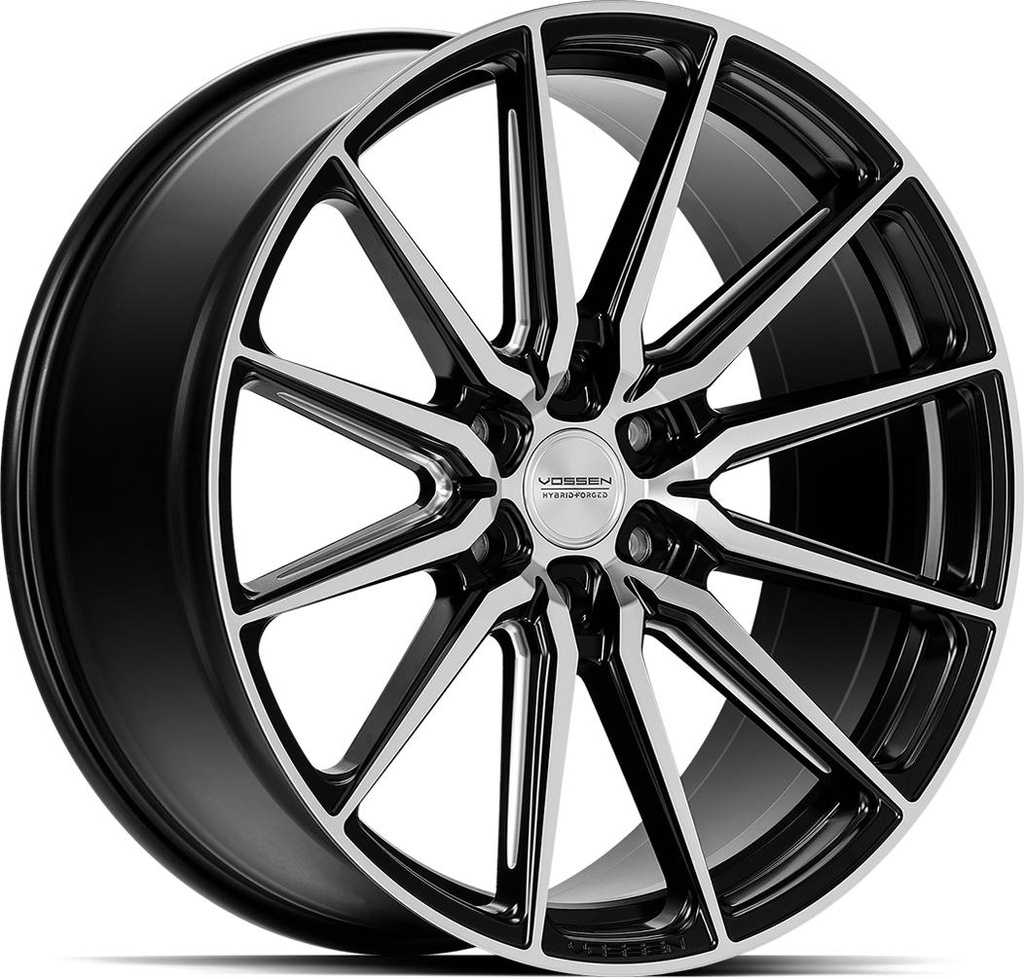 VOSSEN HF6.1 SATIN BLACK MACH 9.5x22 6/135 ET20 CB87.1
