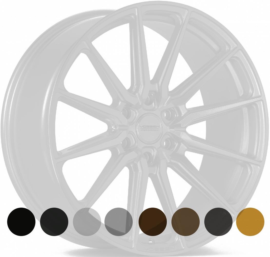 VOSSEN HF6.1 SATIN BLACK 10x24 6/139.7 ET25 CB106.1