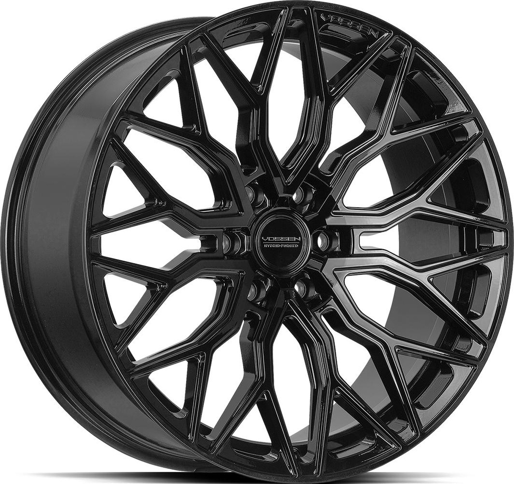 VOSSEN HF6.3 GLOSS BLACK 9.5x22 6/135 ET20 CB87.1