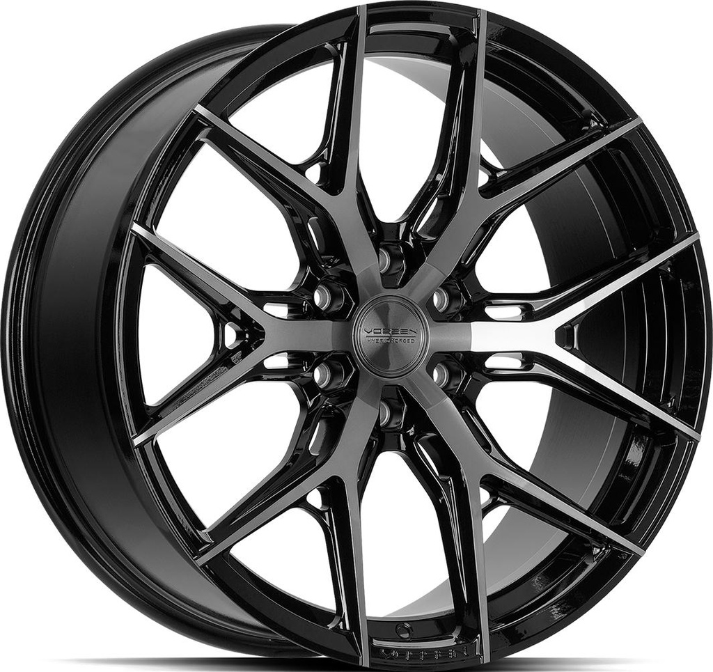 VOSSEN HF6.4 TINTED GLOSS BLACK 9x18 6/139.7 ET0 CB106.1