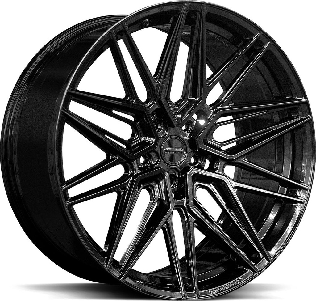 VOSSEN HF7 GLOSS BLACK 9.5x19 5/112 ET35 CB66.6