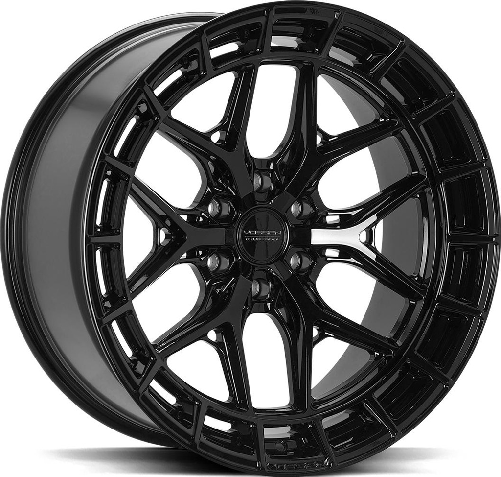 VOSSEN HFX1 GLOSS BLACK 9x22 5/112 ET25 CB66.5