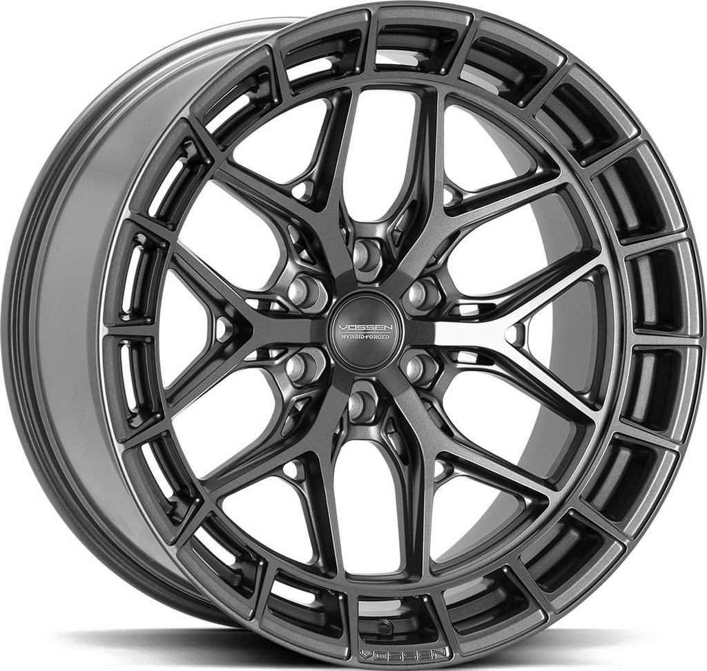 VOSSEN HFX1 MATT GUN METAL 10x22 8/180 ET-18 CB124.3