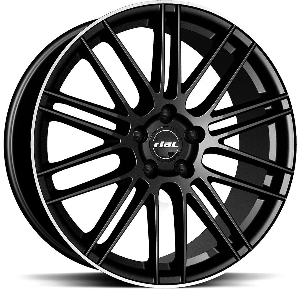 RIAL KIBO DIAM BLACK LIP POL 8x19 5/112 ET40 CB70.1