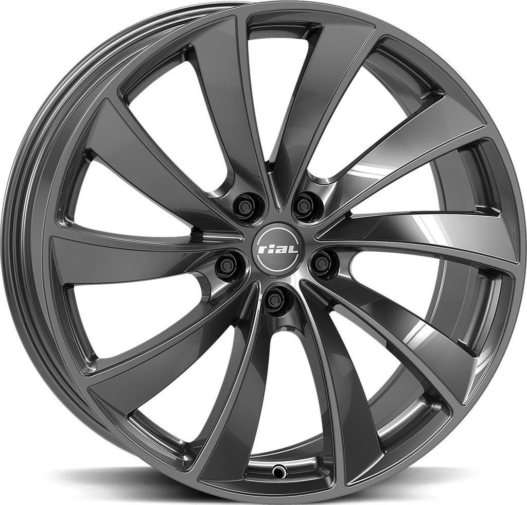 RIAL LUGANO METAL GREY 8.5x19 5/114.3 ET32 CB64.2