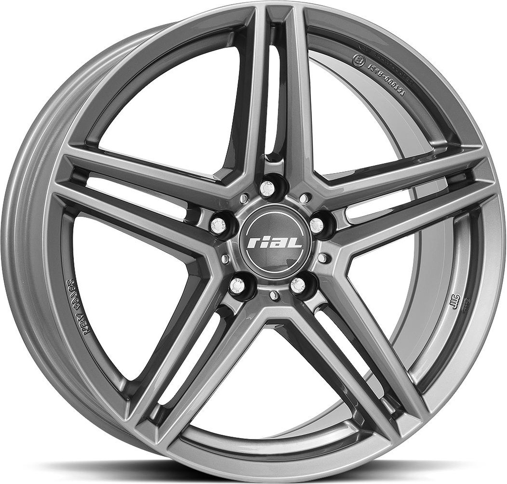 RIAL M10 METAL GREY 7x17 5/112 ET46.4 CB66.6