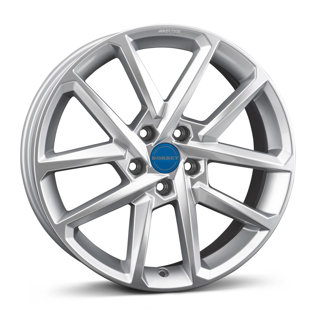 BORBET N CRYSTAL SILV 6.5x16 4/108 ET37 CB72.5