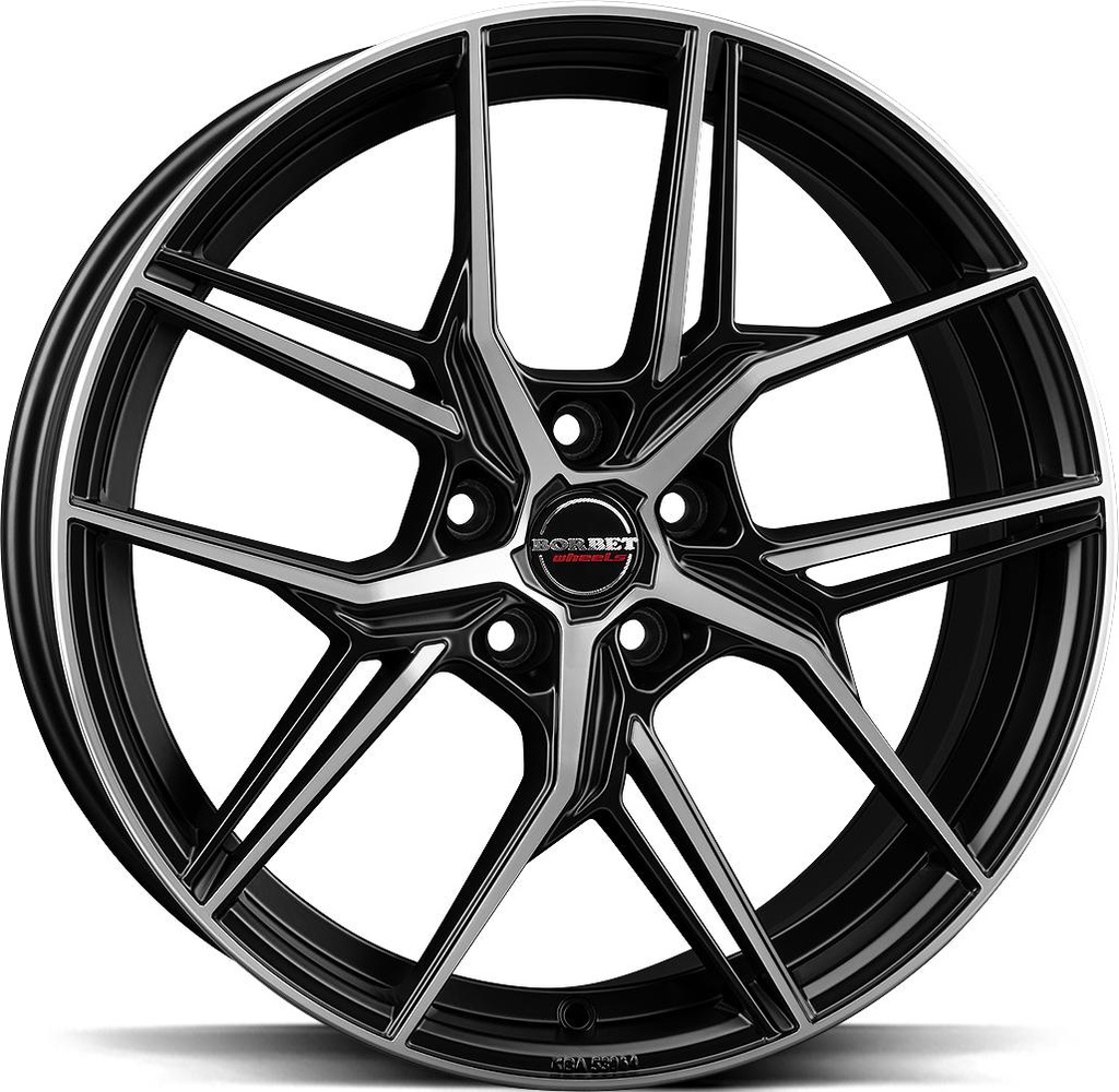BORBET QX BLACK POL MATT 8x19 5/112 ET49 CB66.5