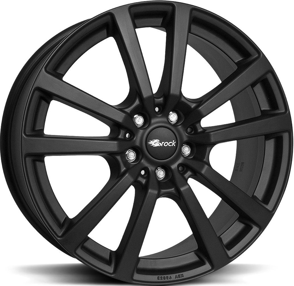 BROCK RC25T BLACK MATT 7x17 5/108 ET46 CB65.1
