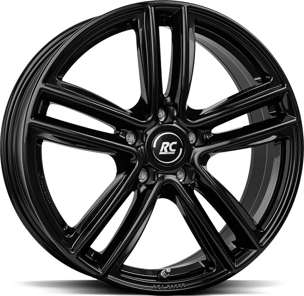 BROCK RC27 SHINY BLACK 7x17 5/110 ET41 CB65.1