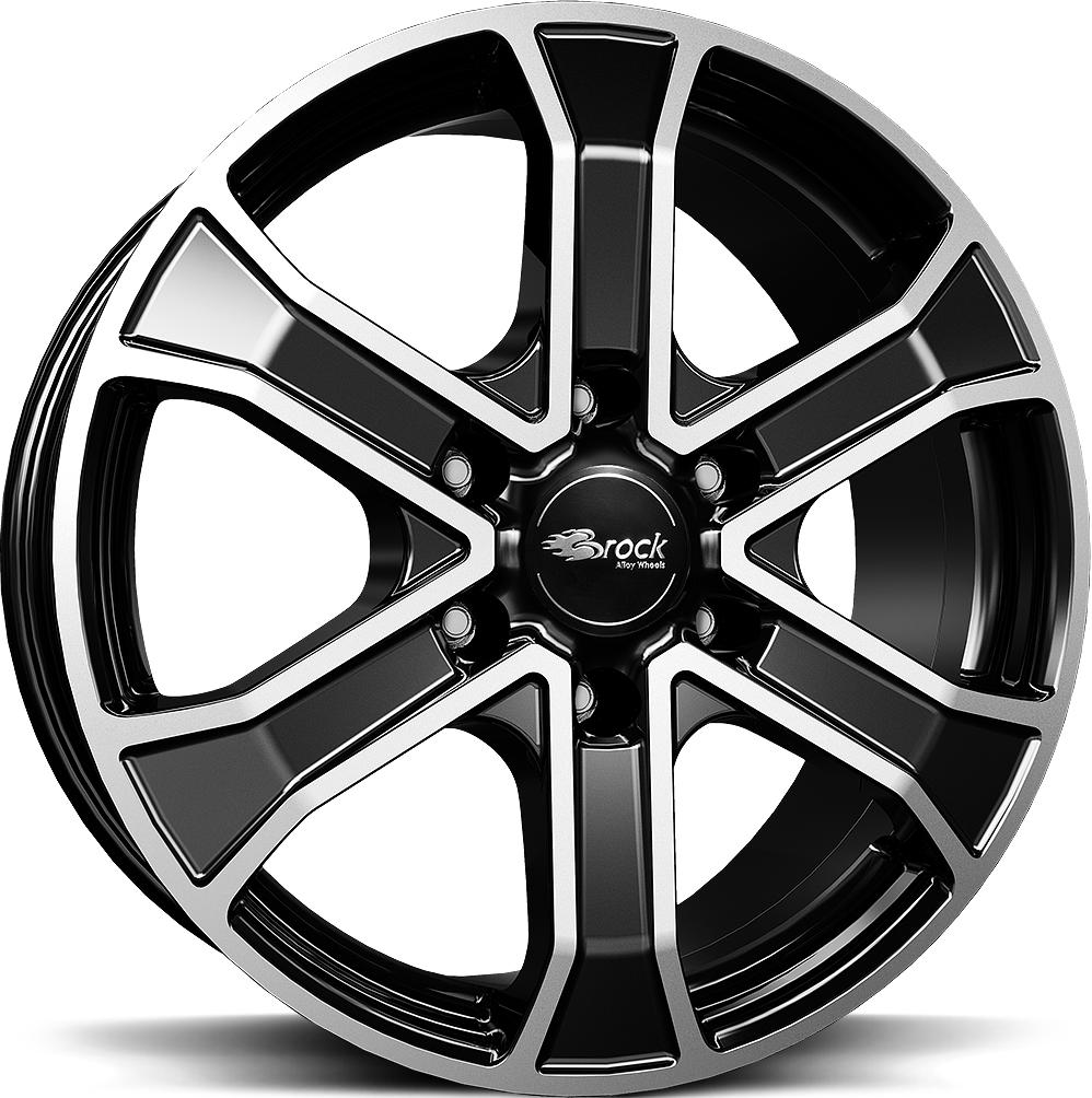 BROCK RC31 BLACK FULL POL 7x16 6/139.7 ET46 CB67.1