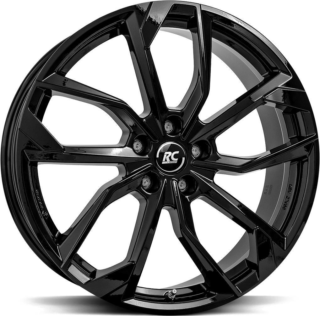 BROCK RC34 SHINY BLACK 6.5x17 5/100 ET39 CB57.1