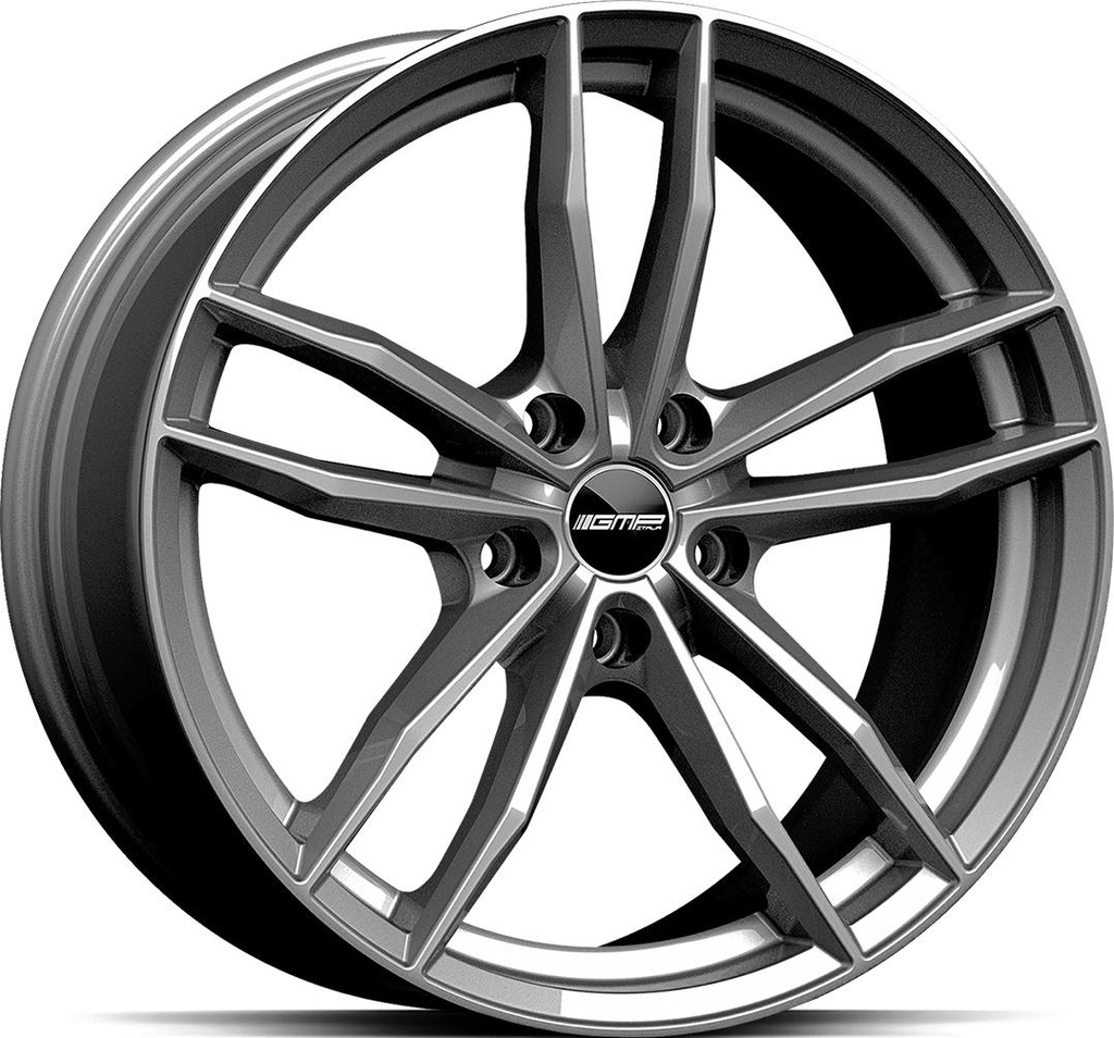 GMP SWAN GLOSS ANTHRACITE 8x19 5/112 ET30 CB66.6