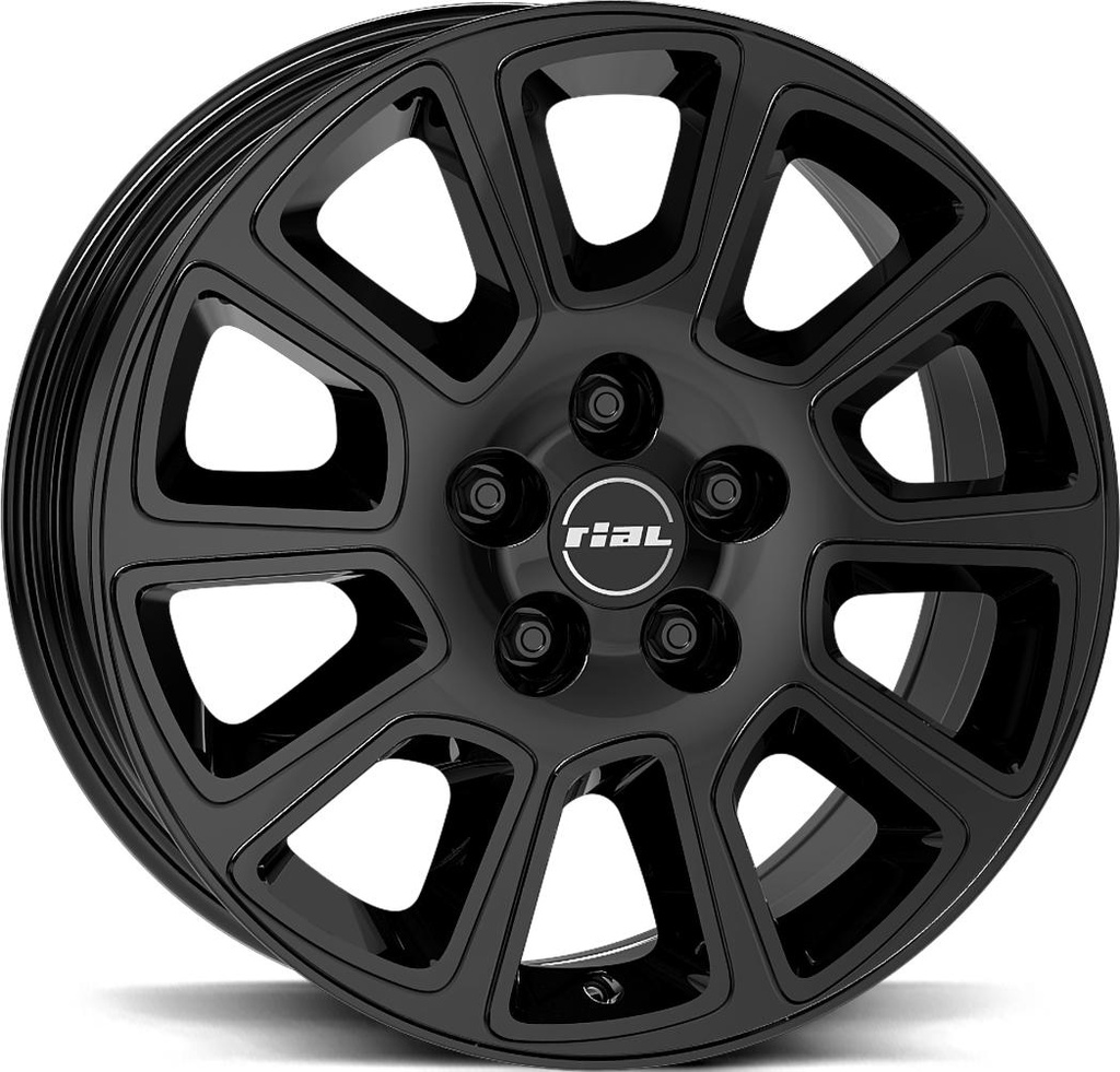 RIAL TRANSPORTER 2 DIAM BLACK 7.5x18 5/120 ET45 CB65.1