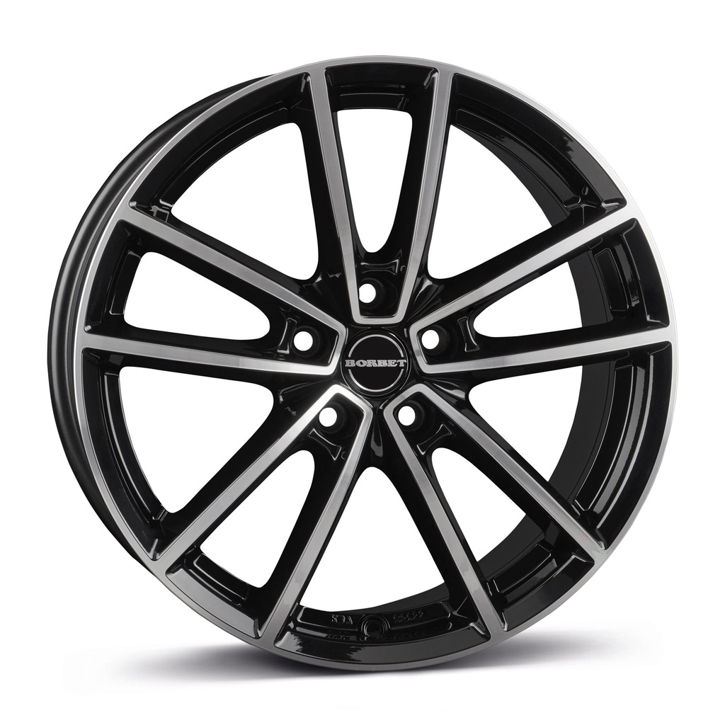 BORBET W BLACK POL GLOSS 8x19 5/108 ET45 CB72.5