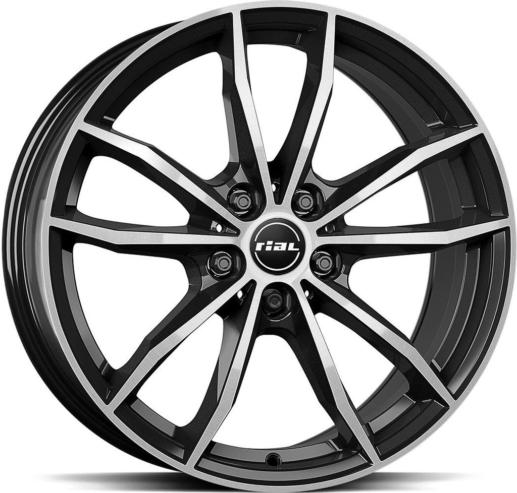 RIAL X12 DIAM BLACK POL 8x19 5/112 ET54 CB66.7