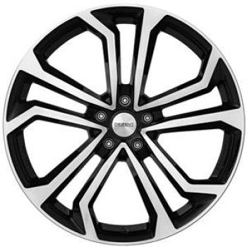 DEZENT TA DARK BLACK/POLISHED 6.5x16 5/16 ET43 CB57.1