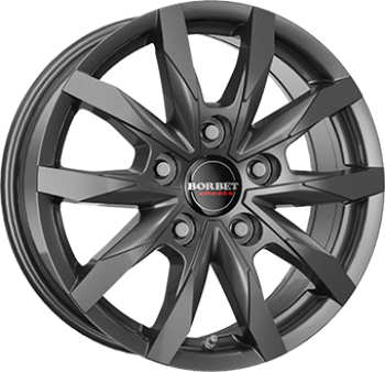 BORBET CW5 MISTRAL ANTHRACITE GLOSSY  5X 6x16 6/16 ET68 CB71.1