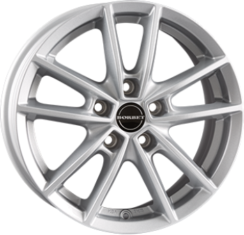 BORBET W CRYSTAL SILVER 6.5x16 5/16 ET47 CB63.3