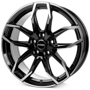 RIAL LUCCA DIAMOND-BLACK FRONTPOLISHED 8x18 8/18 ET39 CB70.1