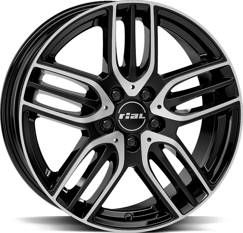 RIAL M14 DIAM BLACK POL 7.5x18 5/112 ET52 CB66.5