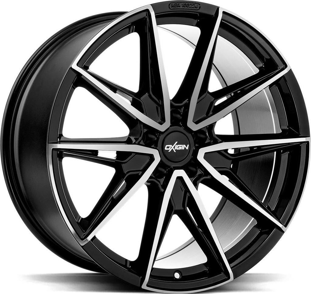OXGIN 30 OXHEAT BLACK FULL POL 9.5x19 5/112 ET40 CB66.6
