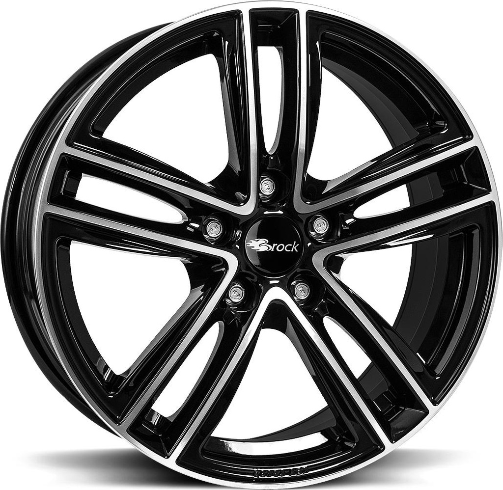 BROCK RC27 BLACK FULL POL 7x19 5/114.3 ET40 CB66.1