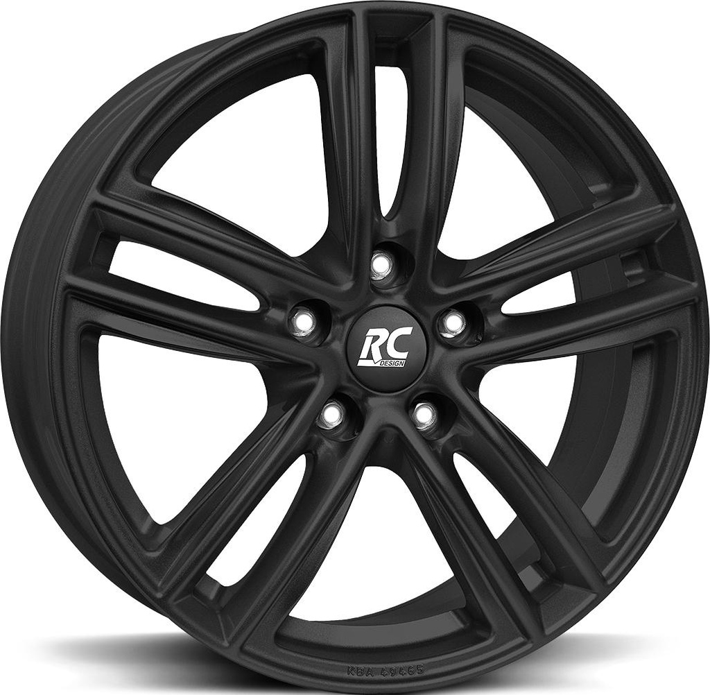 BROCK RC27 BLACK MATT 7.5x17 5/100 ET46 CB57.1