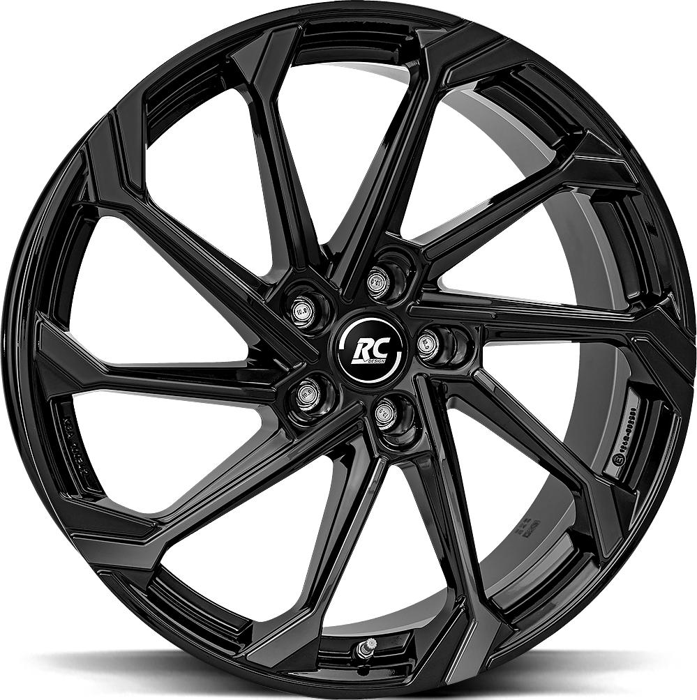 BROCK RC36 SHINY BLACK 7x17 5/108 ET50 CB65.1