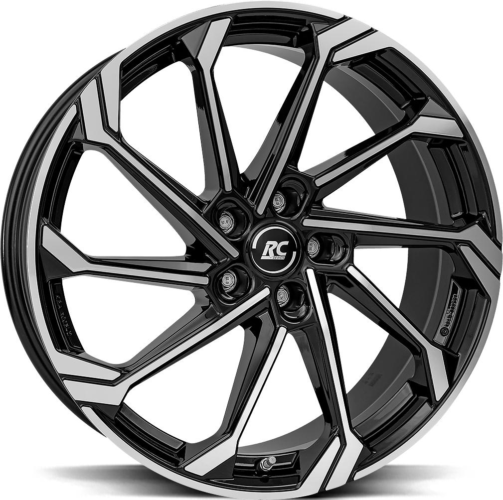 BROCK RC36 BLACK FULL POL 7x17 5/108 ET50 CB65.1