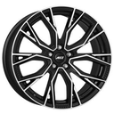 AEZ TORONTO DARK BLACK/POLISHED 8,5X 8.5x18 5/18 ET36 CB66.6