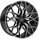 MSW 51 GLOSS BLACK FULL POLISHED 9,5X 9.5x22 5/22 ET42 CB72.6