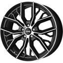 MOMO MASSIMO MATT BLACK POLISHED 8x18 8/18 ET42 CB72.3