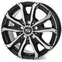 MSW 48 VAN GLOSS BLACK FULL POLISHED 6,5X 6.5x16 5/16 ET55 CB71.1