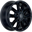 MAK LOAD 5 GLOSS BLACK 7x17 7/17 ET55 CB65.1