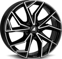 ALUTEC ADX.02 DIAM BLACK POL 7x17 5/100 ET38 CB57.1
