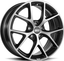 BBS SR VOLC GREY DIAM CUT 8x18 5/100 ET36 CB70