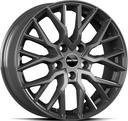 GMP BOOSTER GLOSS ANTHRACITE 7.5x18 5/114.3 ET40 CB66.1