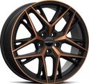 GMP LUNICA SATIN BLACK BRONZE DIAM 7.5x18 5/100 ET38 CB57.1