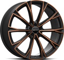 GMP TOTALE SATIN BLACK BRONZE DIAM 9.5x22 5/112 ET36 CB66.5