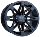 STATUSFÄLGAR D900 GLOSSBLACK 9x20 6/135-139.7 ET23 CB106.1